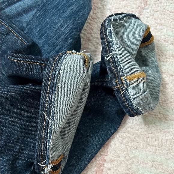 DRIFTWOOD Skinny Slim Straight Denim Jeans Size 28 Mid Rise Lightly Distressed - Picture 14 of 14